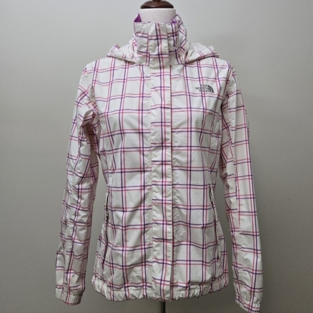 North Face Antora Jacket | Waterproof Plaid Shell | Women’s Medium